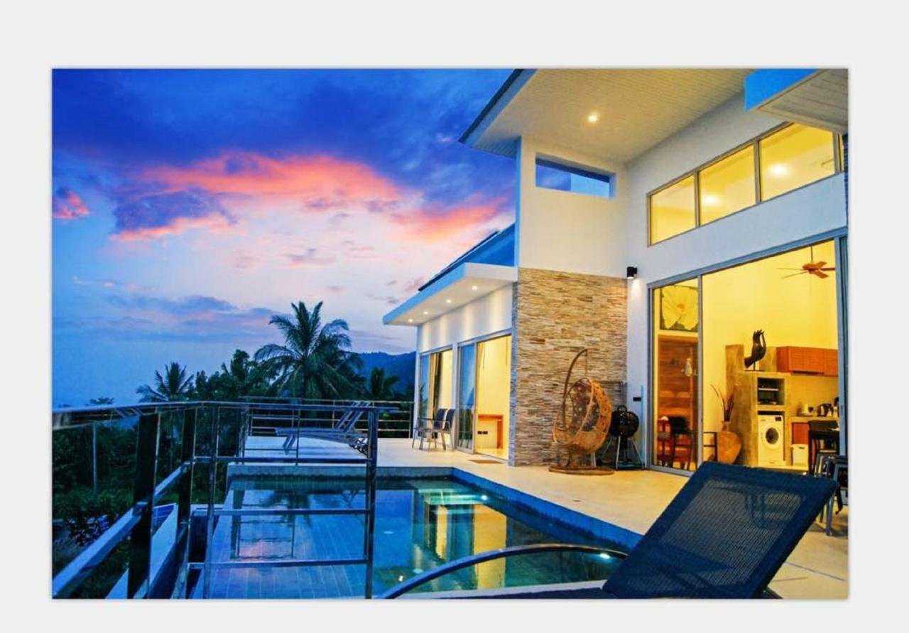 Perfect Sea View Mountain Villa Koh Samui Pantai Chaweng Luaran gambar