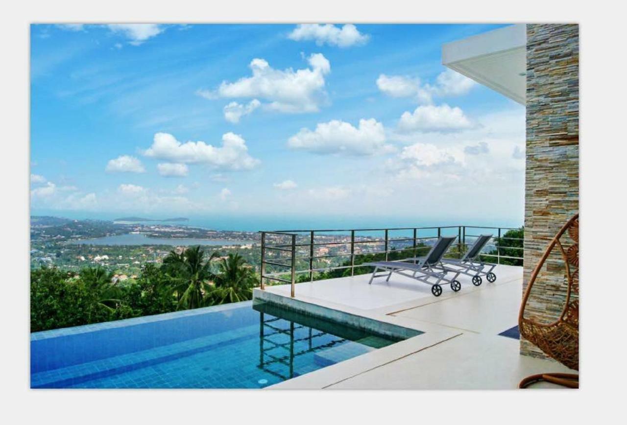 Perfect Sea View Mountain Villa Koh Samui Pantai Chaweng Luaran gambar