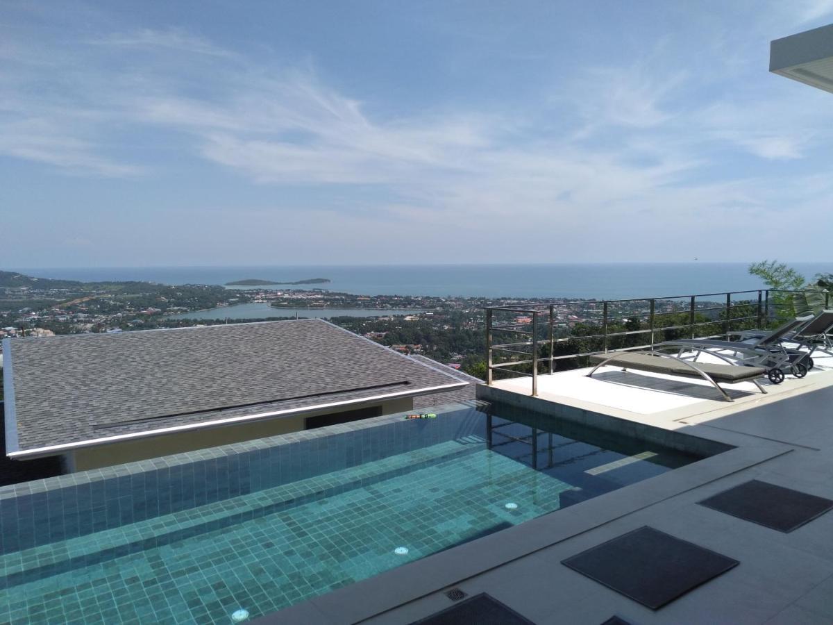Perfect Sea View Mountain Villa Koh Samui Pantai Chaweng Luaran gambar
