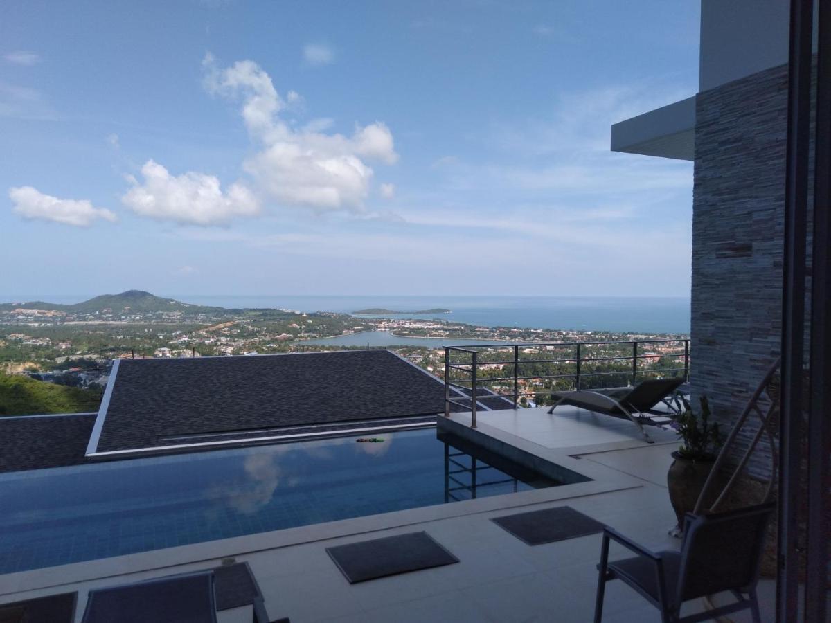Perfect Sea View Mountain Villa Koh Samui Pantai Chaweng Luaran gambar