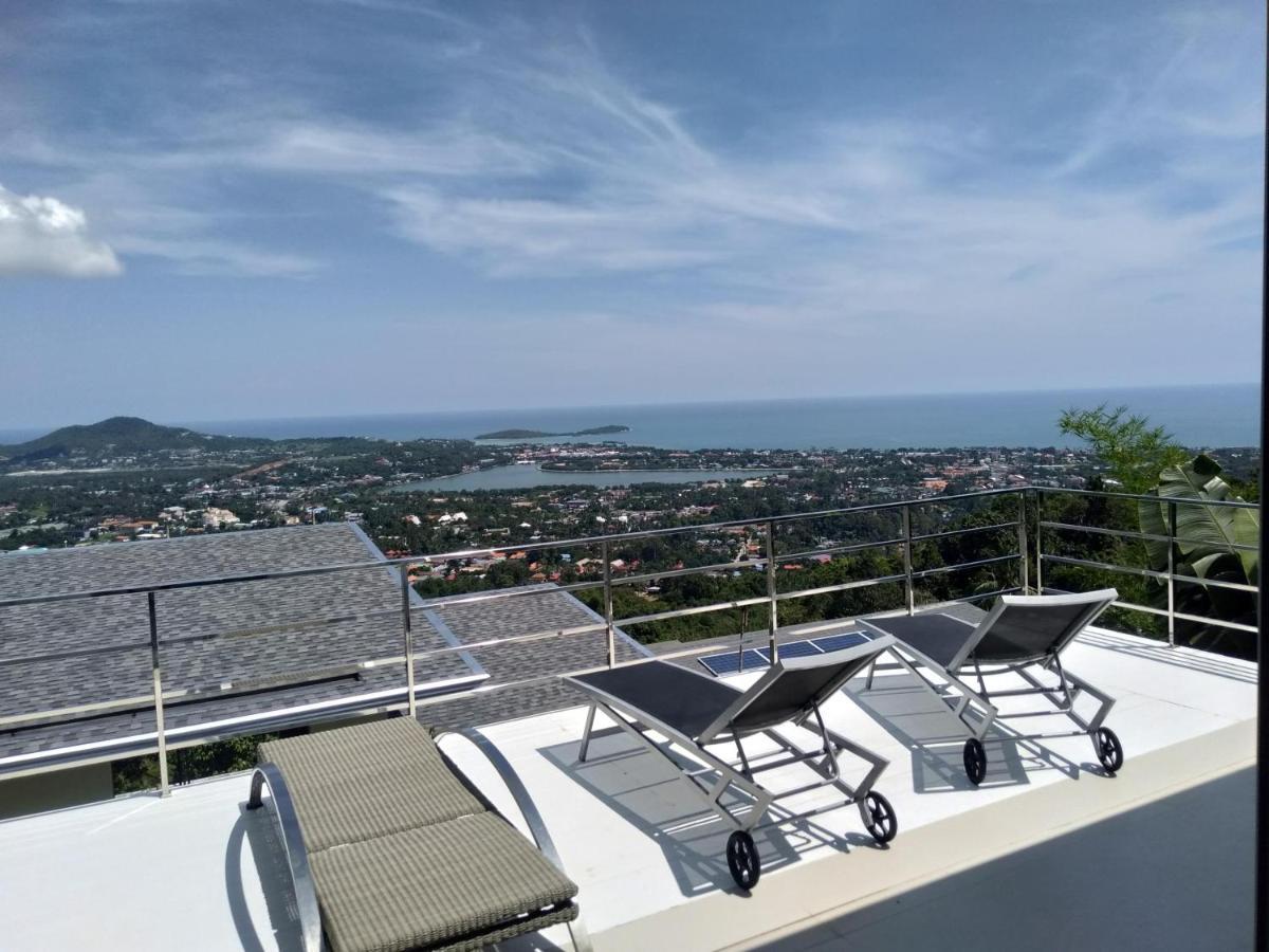 Perfect Sea View Mountain Villa Koh Samui Pantai Chaweng Luaran gambar