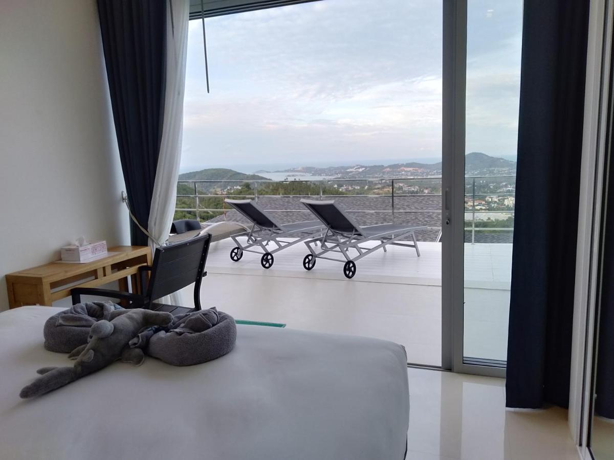 Perfect Sea View Mountain Villa Koh Samui Pantai Chaweng Luaran gambar